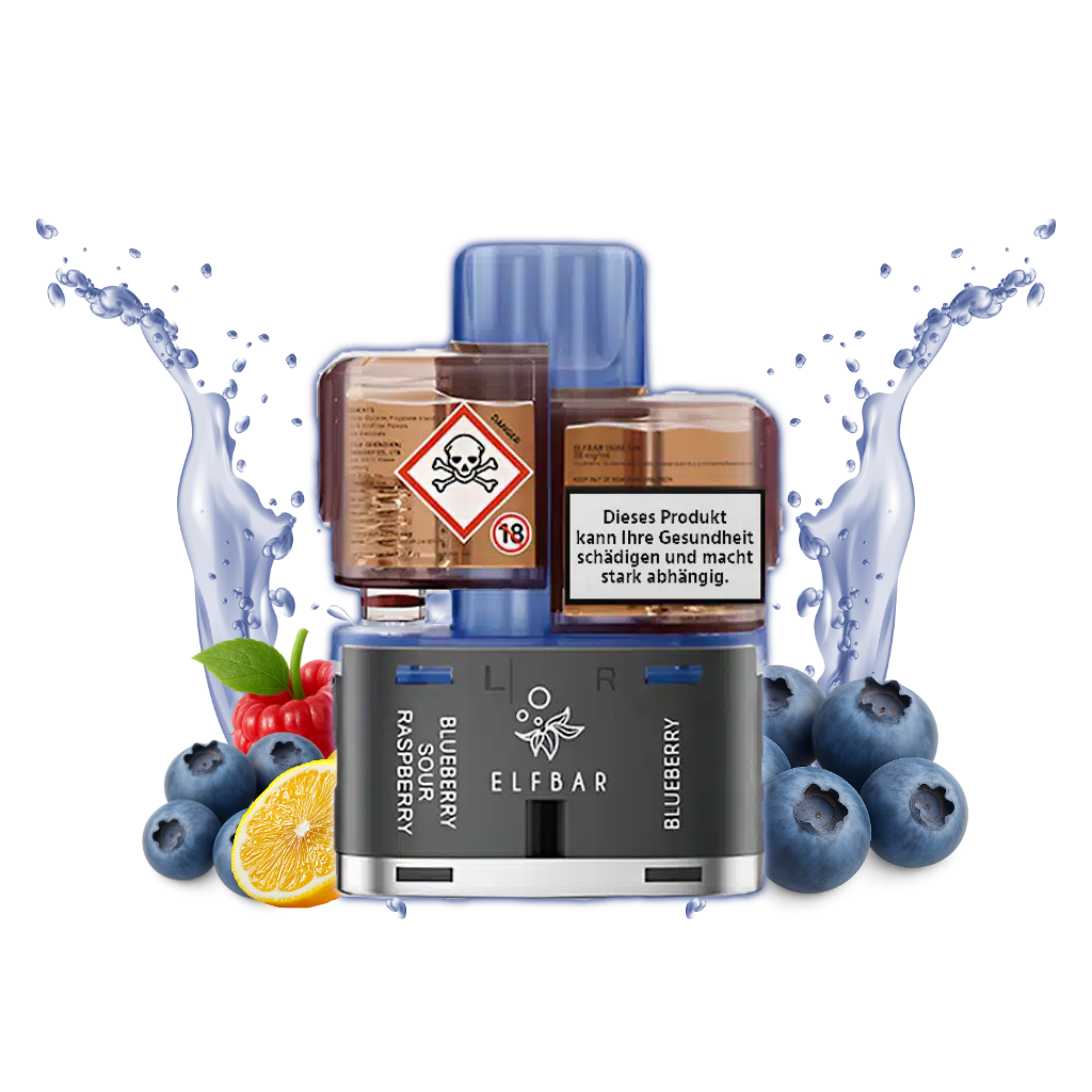 ELFBAR Dual 10K Blueberry Edition – Beerengeschmack Vape, Blueberry Edition Vape