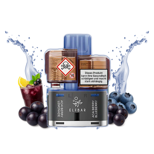 ELFBAR Dual 10K Blue Edition – Acai Berry Blueberry, Acai Berry Lemonade