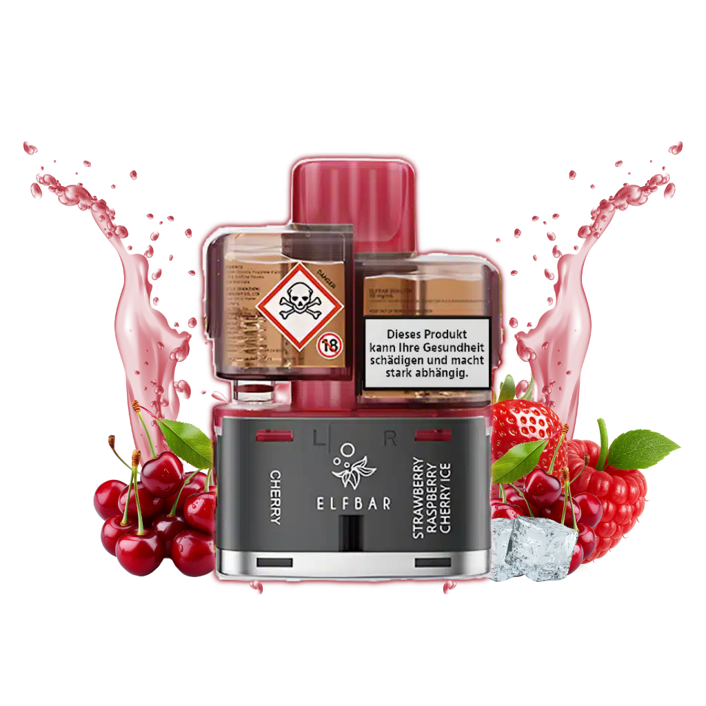 ELFBAR Dual 10K Cherry Edition – Cherry Ice Vape, Doppelflavour Vape