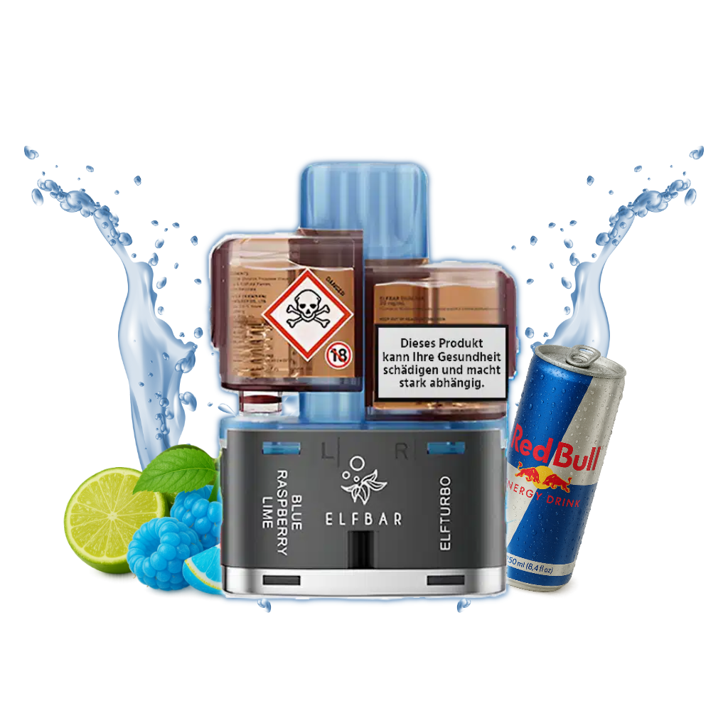 ELFBAR Dual 10K Drinks Edition – Berry Lime Vape, Blue Raspberry Lime Vape