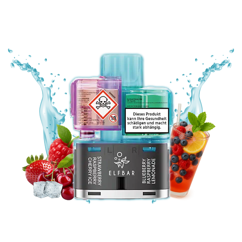 ELFBAR Dual 10K Purple Edition – berry cloud vape, berry e-liquid