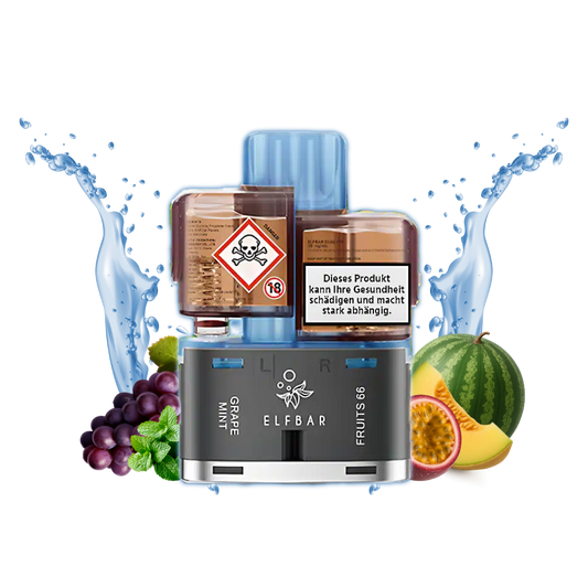 ELFBAR Dual 10K Shisha Edition – elfbar frucht mix, elfbar fruits 66