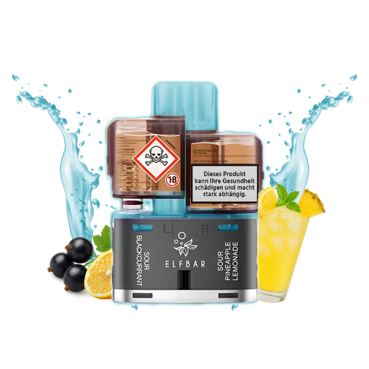 ELFBAR Dual 10K Sour Edition – elfbar sour blackcurrant, elfbar sour pineapple lemonade