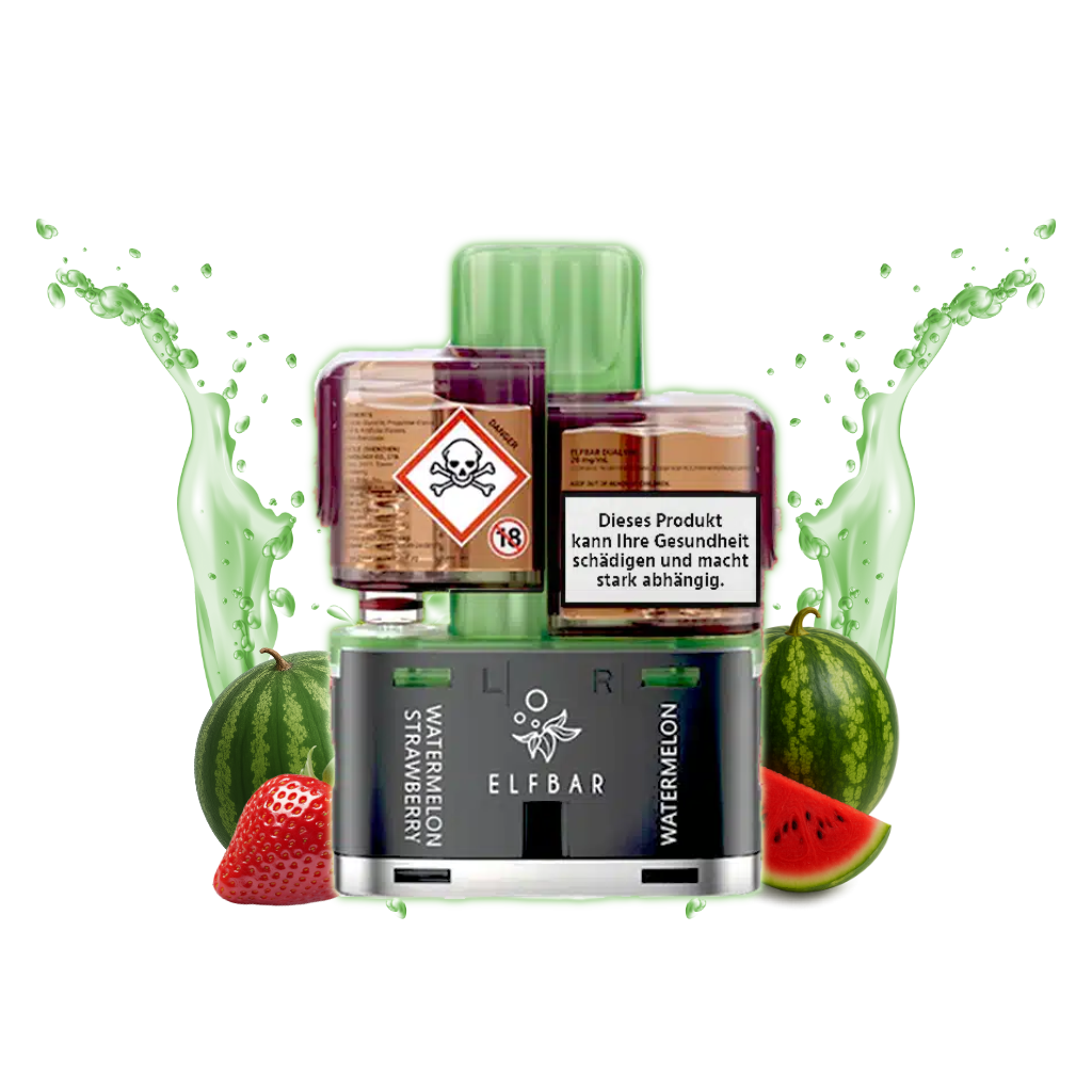 ELFBAR Dual 10K Watermelon Edition – vape aufladbar, vape berry taste