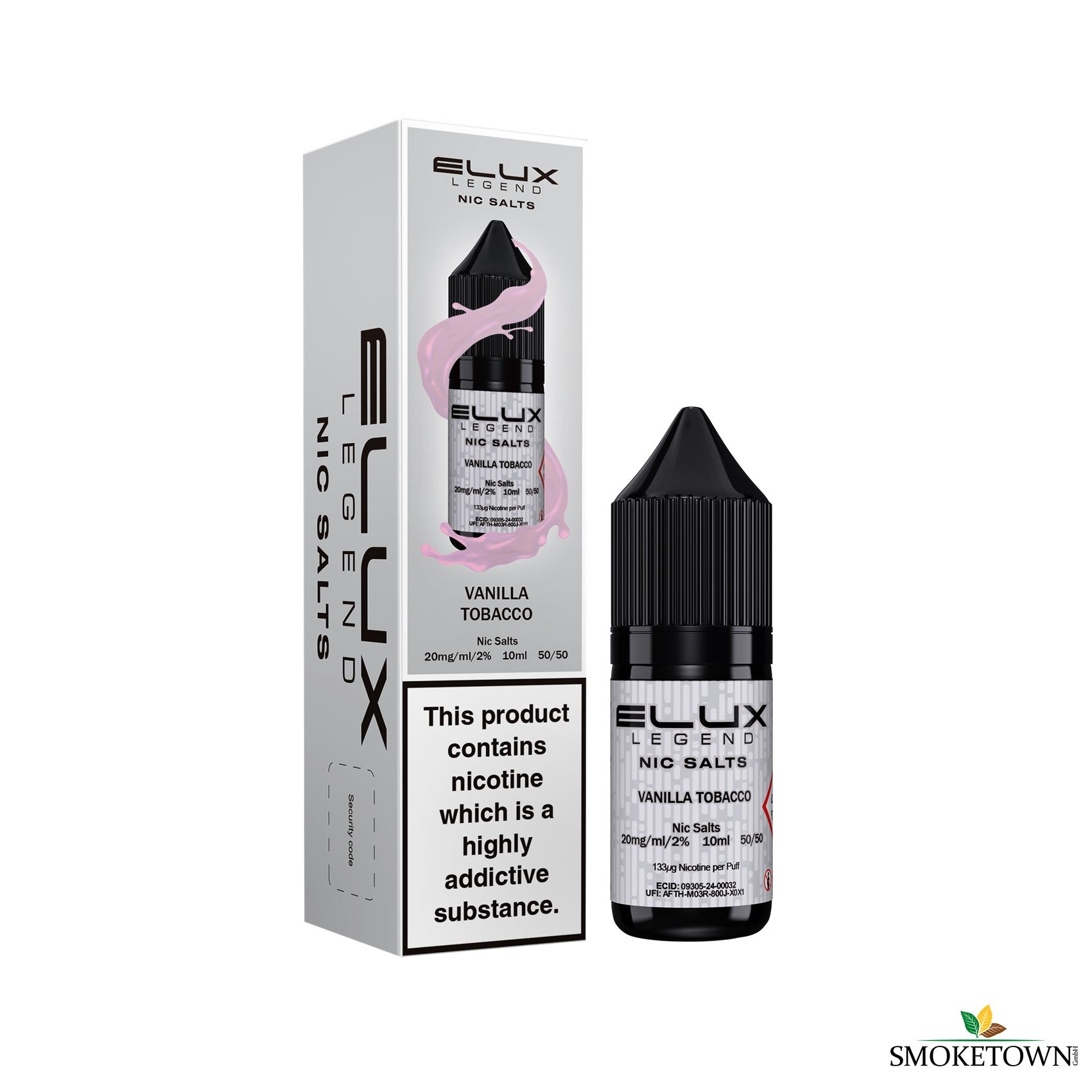 E-Lux - Vanilla Tobacco – 20mg Nikotin, authentischer Tabak