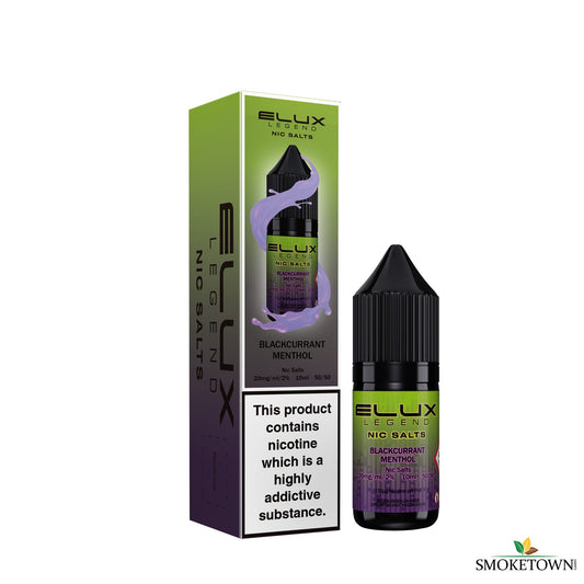 E-Lux - Blackcurrant Menthol – 20mg Nikotin, authentischer Tabak
