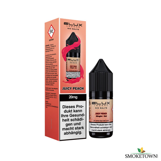 E-Lux - Juicy Peach – 10ml E-Liquid, 2 % Nikotin