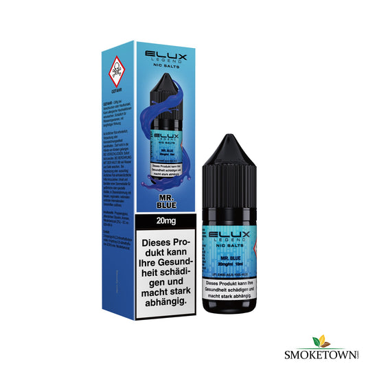 E-Lux - Mr.Blue - 10ml – Beeren Liquid E-Zigarette, Beerenmix Liquid