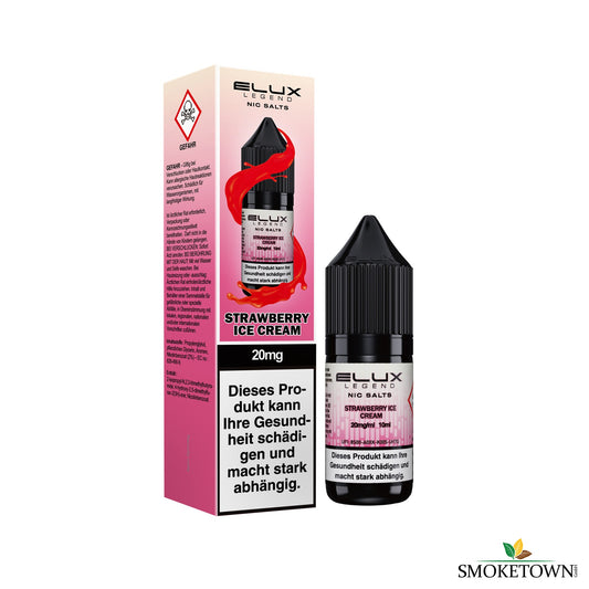 E-Lux - Strawberry Ice Cream – creamy e-lux vape, creamy strawberry liquid