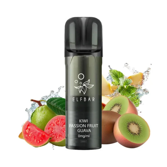 Elfbar Elfa Pro V2 Pods Kiwi Passion Fruit Guava 0mg nikotinfrei