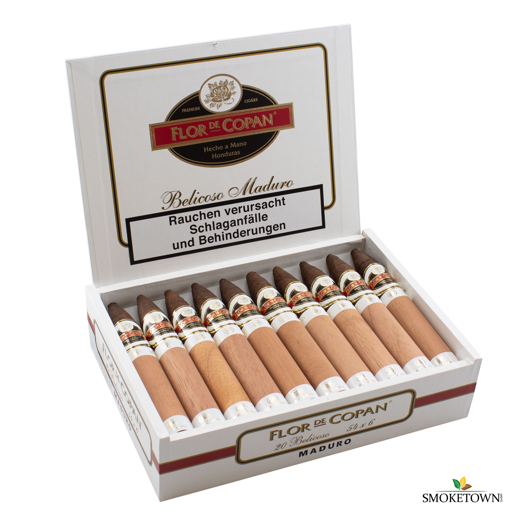 Flor de Copan Zigarre Belicoso Maduro 20