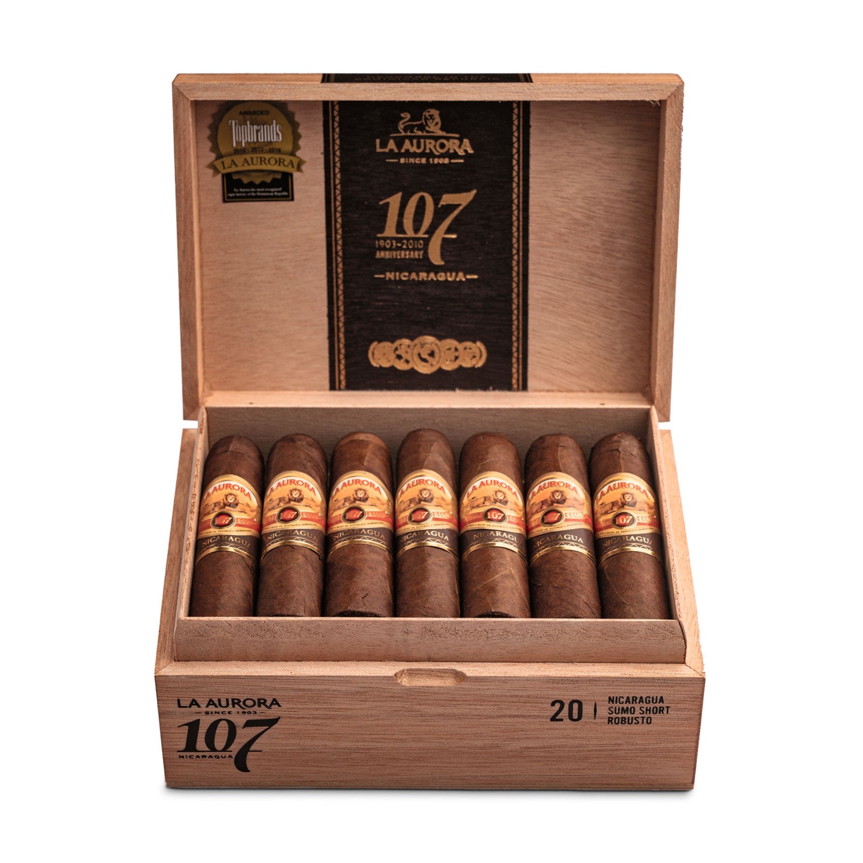La Aurora 107 Nicaragua Sumo Short Robusto – Cigarillos, Tabakwaren