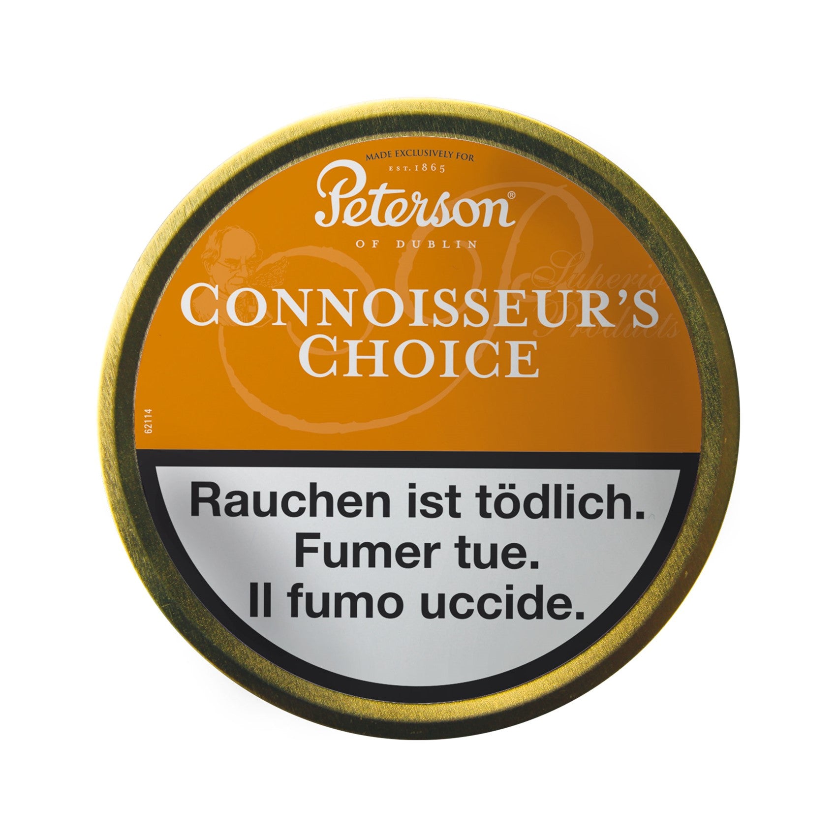 Peterson Connoisseur's Choice 50g tin – Cask Aged, Pfeifentabak