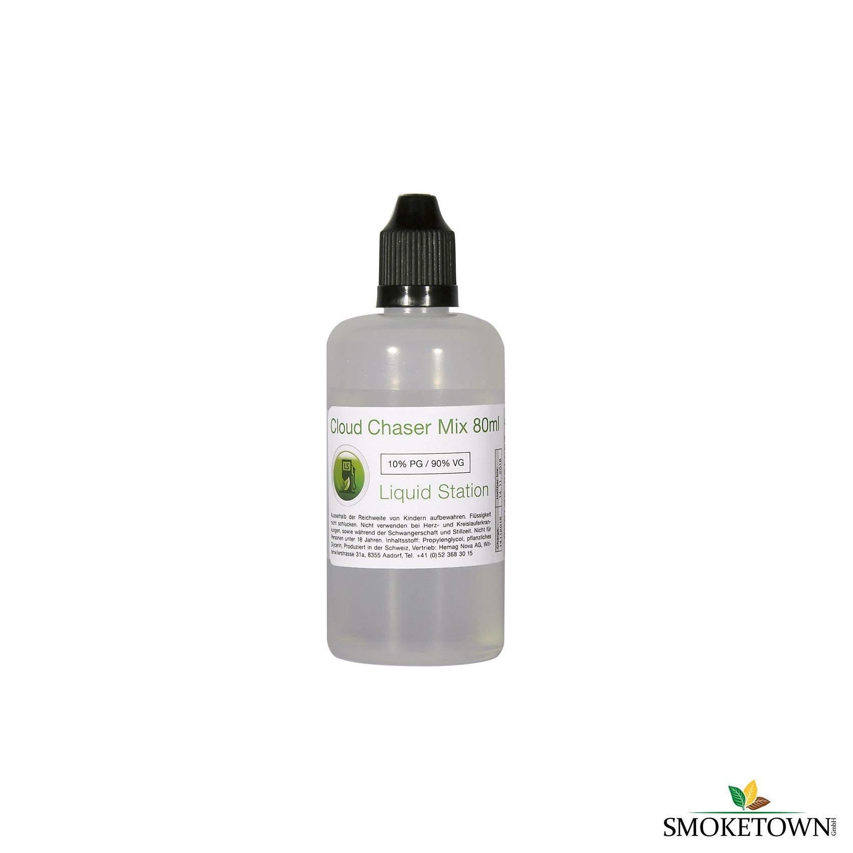 Liquid Basis Cloud Chaser Mix - 80ml – 10PG/90VG, 20PG/80VG
