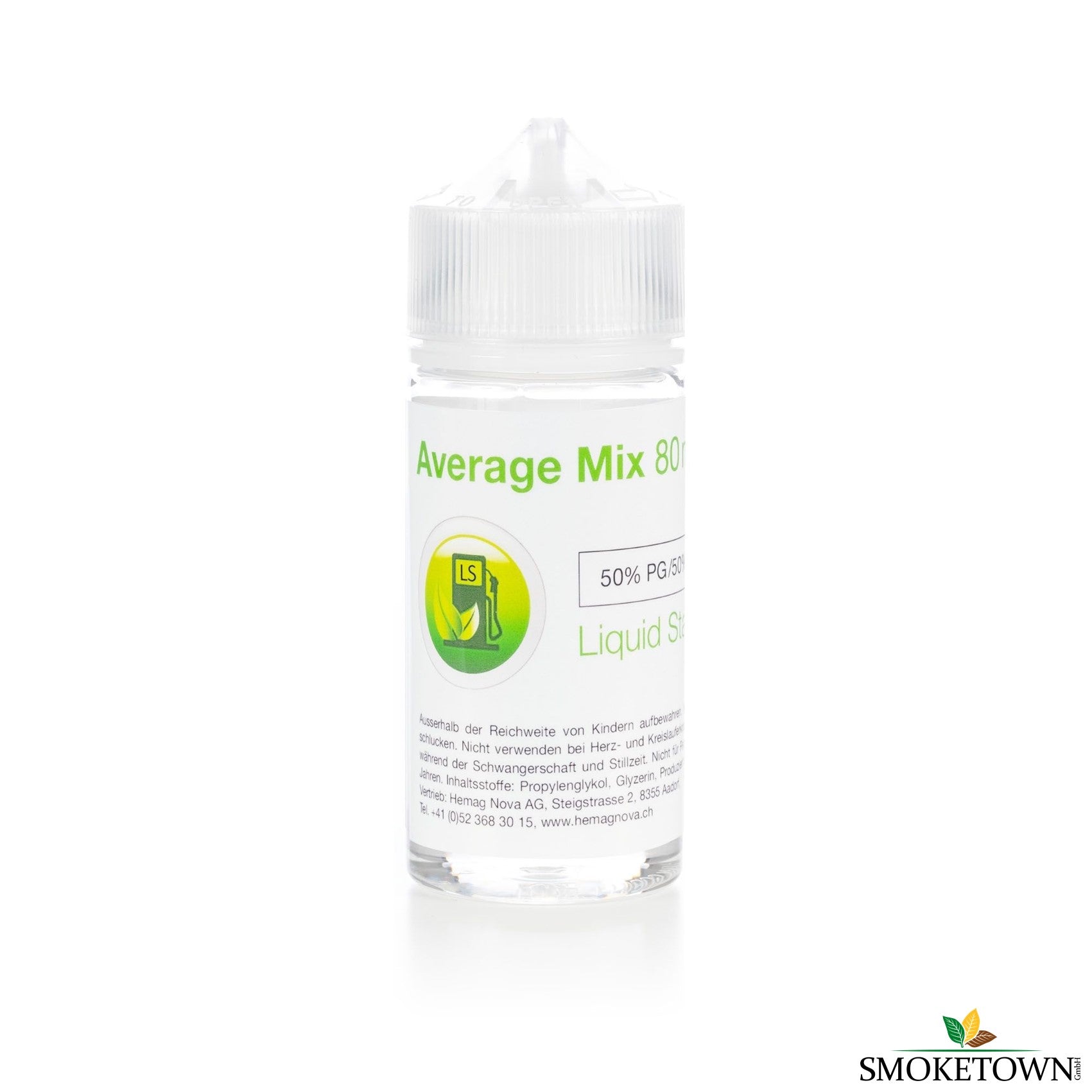 Liquid Basis Avarage Mix - 80ml – 10PG/90VG, 20PG/80VG
