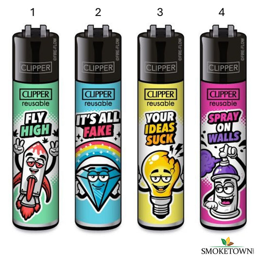 Clipper Cringe - Fly High – bunte Feuerzeuge, Clipper Feuerzeug kaufen