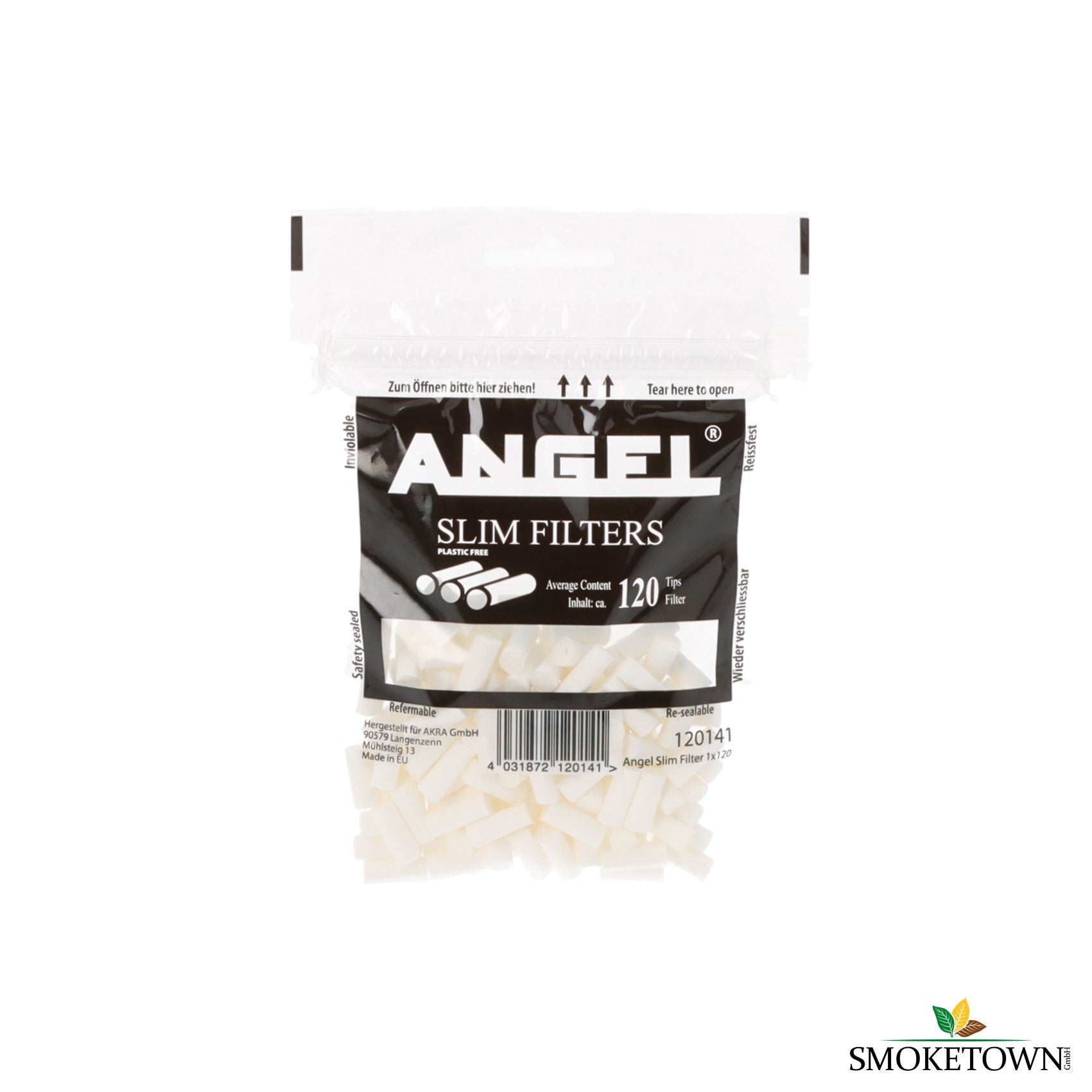 Angel Drehfilter Slim - 6mm – chemiefreie Filter, Drehfilter 6mm