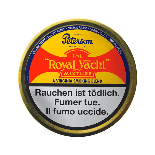 Peterson Royal Yacht 50g tin – Cask Aged, Pfeifentabak