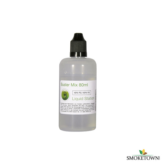 Liquid Basis Buster Mix - 80ml – 10PG/90VG, 20PG/80VG