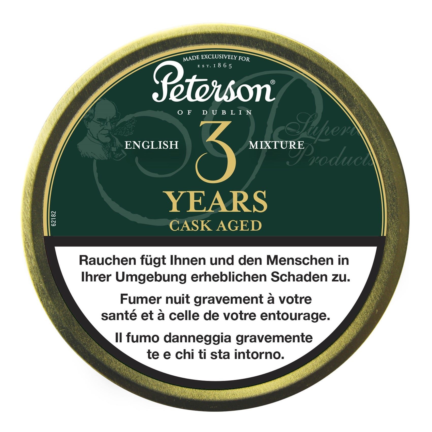 Peterson 3 Years Cask Aged - English – Pfeifentabak, Tabakwaren