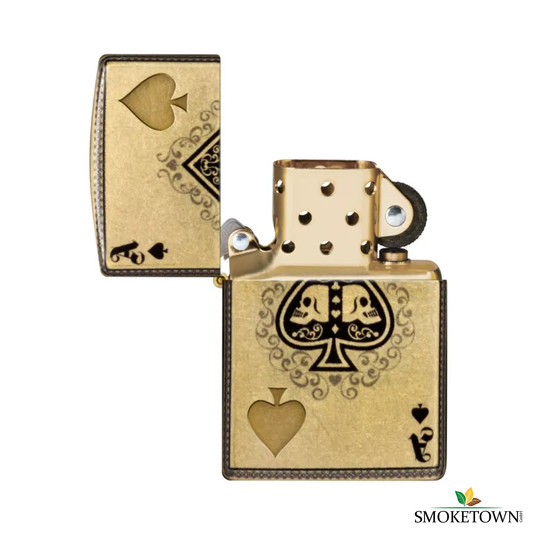 Zippo Ace of Spades – Zippo für Zigarren, Zippo Gaseinsatz