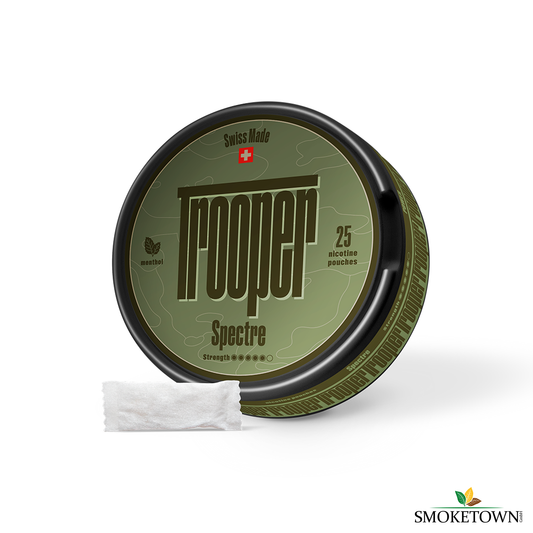Heimat Trooper Spectre Menthol Nikotinbeutel – Heimat Menthol Snus, Heimat Nikotinbeutel