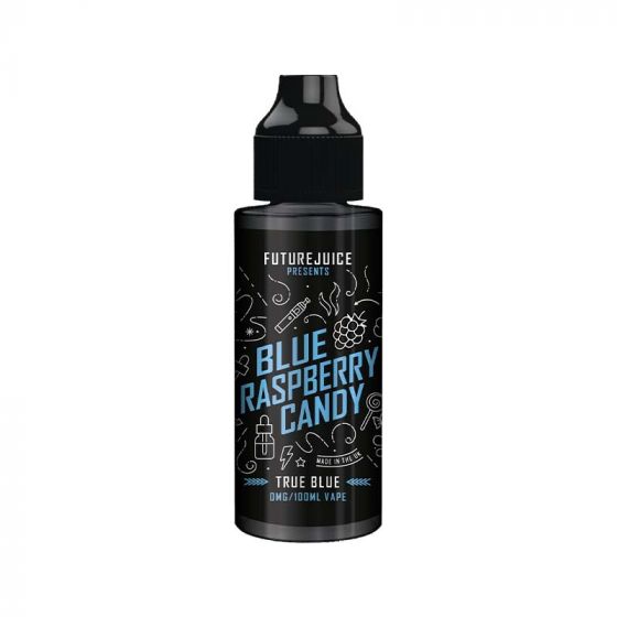 Future Juice Blue Raspberry Candy - 100ml - Shortfill – 70VG 30PG Shortfill, All-Day Berry Liquid