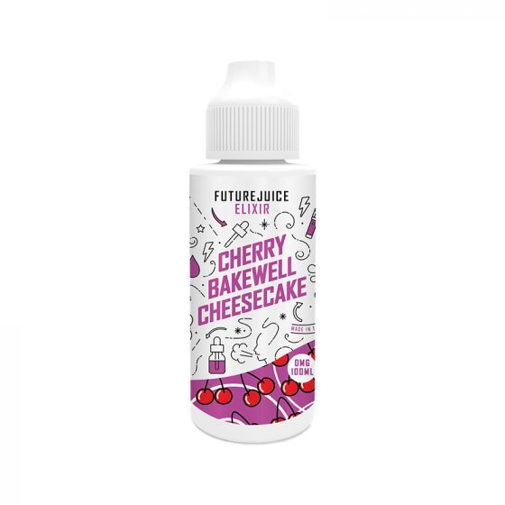 Future Juice Cherry Bakewell Cheesecake - 100ml - Shortfill – 70VG 30PG Shortfill, Bakewell Tart Liquid