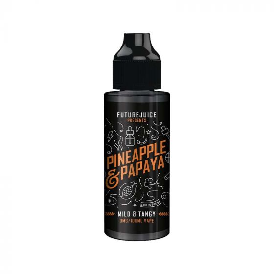 Future Juice Pineapple & Papaya - 100ml - Shortfill – 70VG 30PG Shortfill, Ananas Dampfaroma
