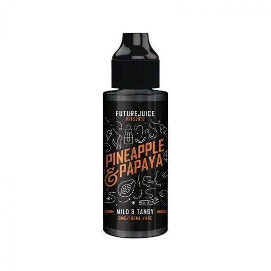 Future Juice Pineapple & Papaya - 100ml - Shortfill – 70VG 30PG Shortfill, Ananas Dampfaroma