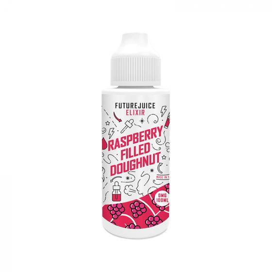 Future Juice Raspberry Filled Doughnut - 100ml - Shortfill – 70VG 30PG Shortfill, Chubby Gorilla 120ml