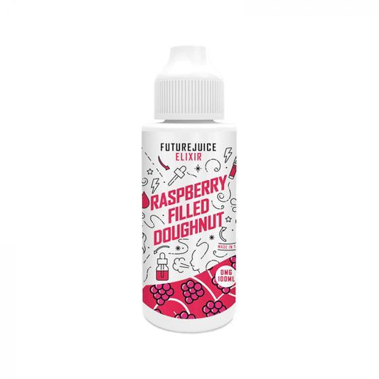 Future Juice Raspberry Filled Doughnut - 100ml - Shortfill – 70VG 30PG Shortfill, Chubby Gorilla 120ml