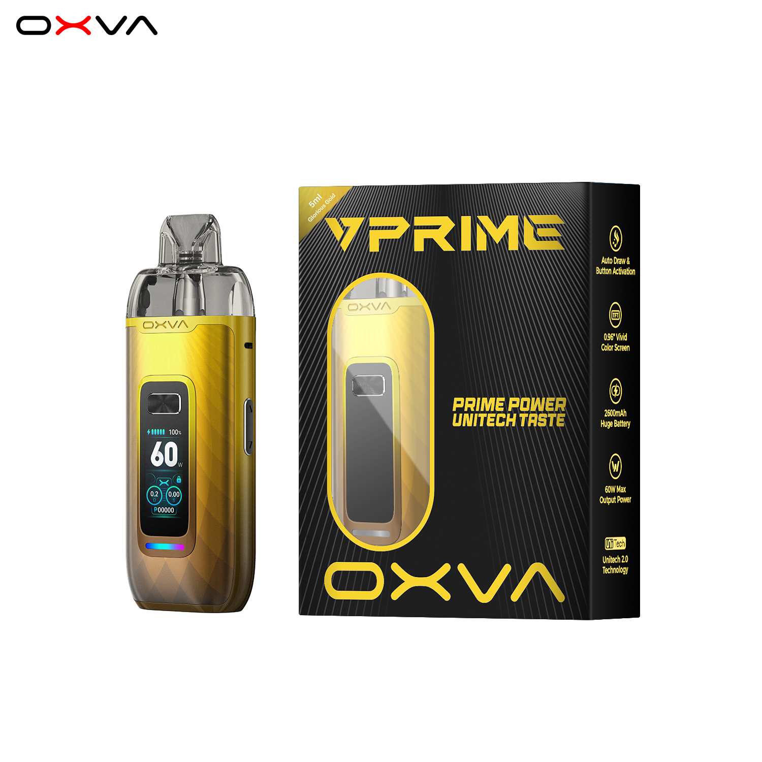 VPrime - OXVA - Starter Set – USB-C Vape, Vape Kit Schweiz