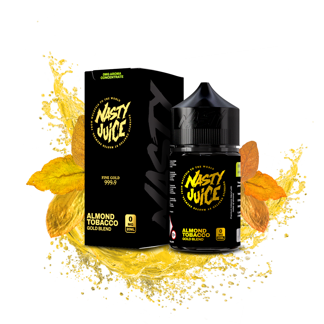 Nasty Juice Aroma - Gold – Almond Tobacco Liquid, E-Zigaretten Tabakaroma