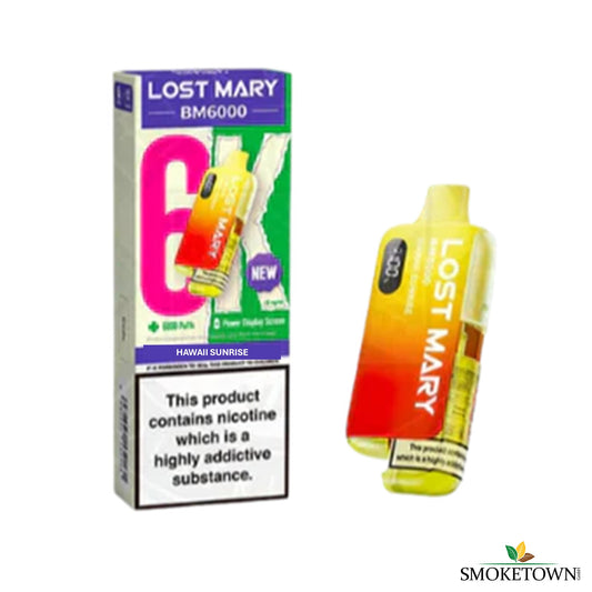 Lost Mary BM6000 - Hawaii Sunrise – BM6000 Hawaii Sunrise Nachfüllbar, BM6000 Sunrise Geschmack
