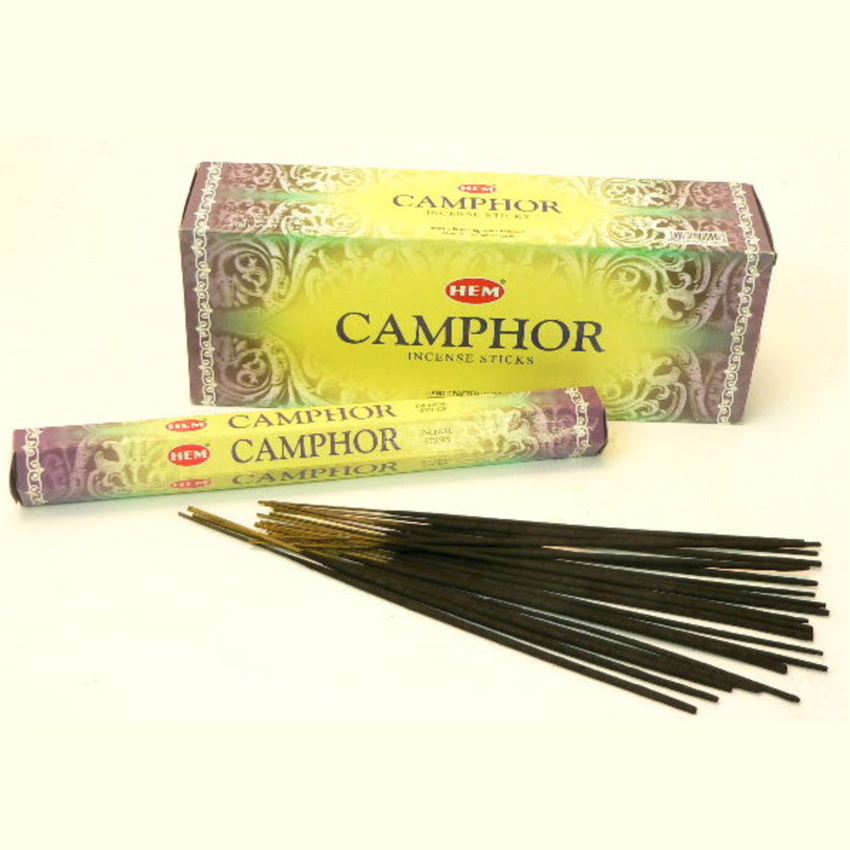 HEM Camphor Räucherstäbchen - 20 Stk – aromatische Räucherstäbchen, Coconut Räucherstäbchen