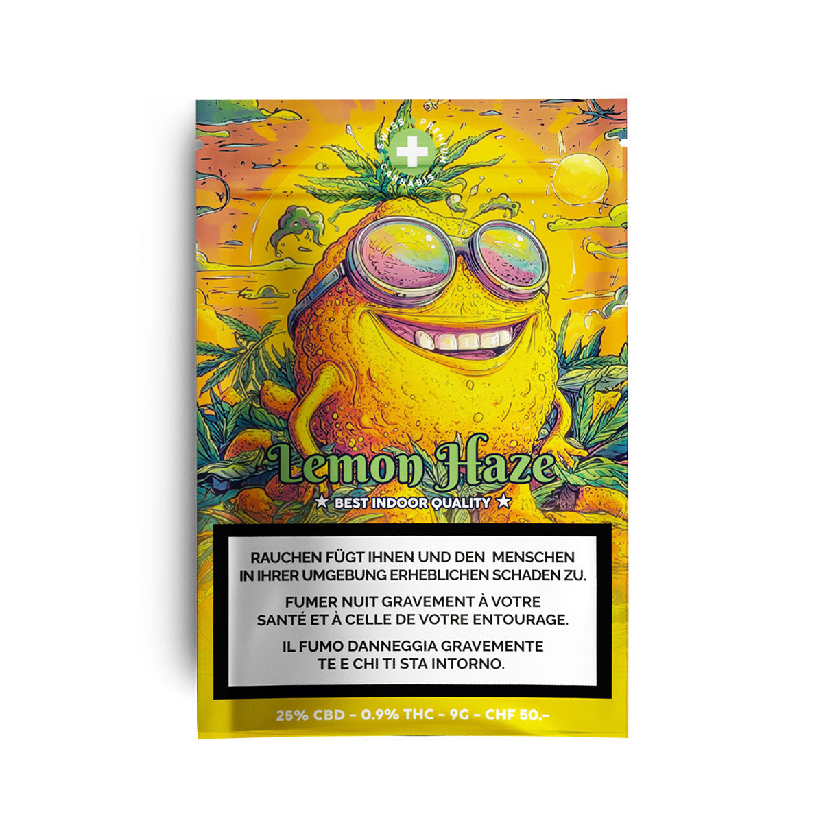 Lemon Haze - High Level CBD – CBD 0.9 THC Schweiz, CBD 25 Prozent