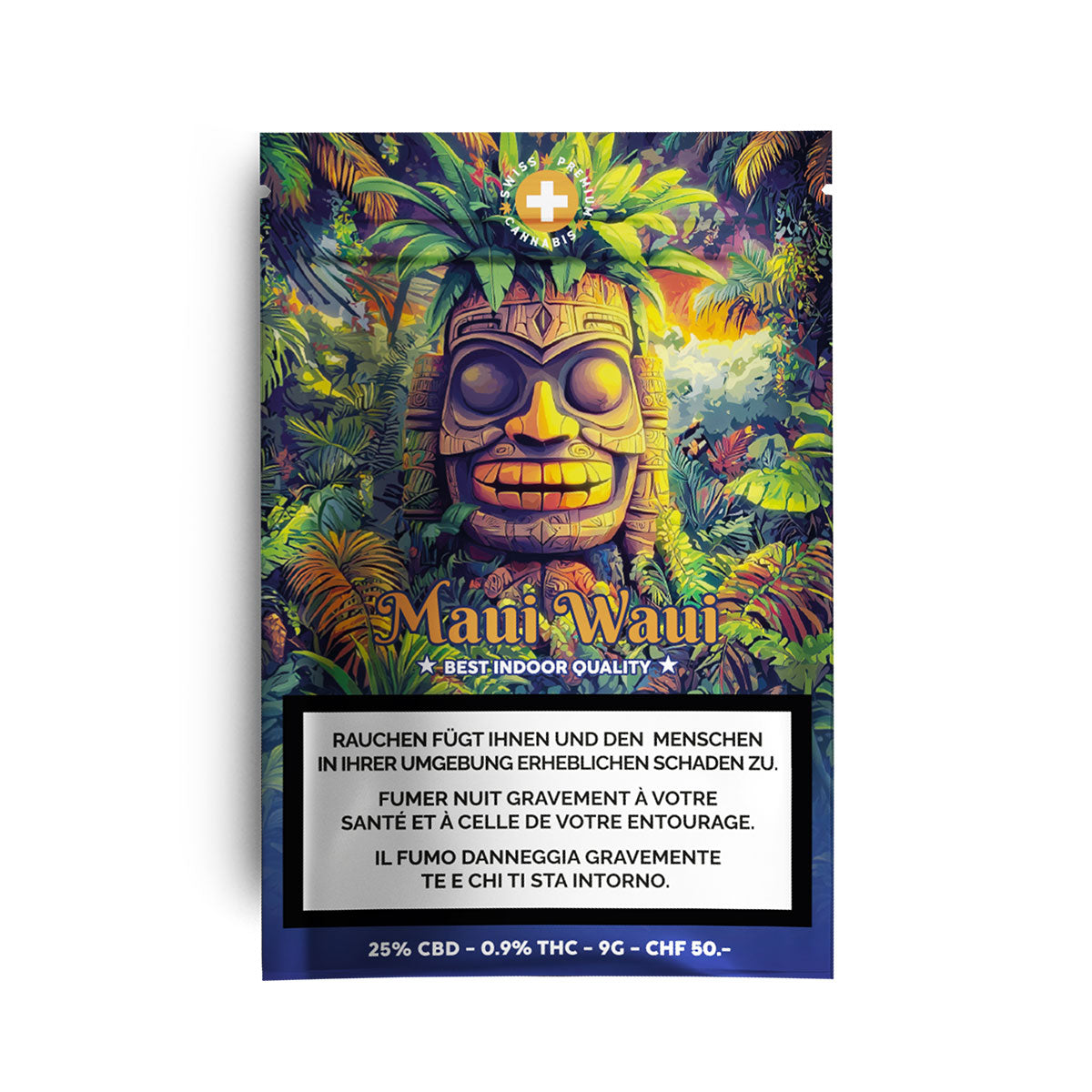 Maui Waui - High Level CBD – CBD 25 Prozent, CBD 95% Sativa
