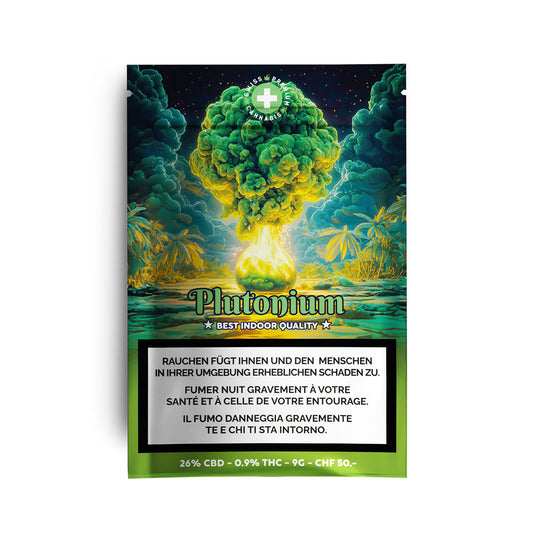 Plutonium - High Level CBD – aromatischer CBD Genuss, CBD 26 Prozent