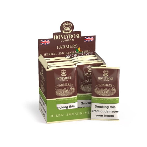 Honeyrose Farmers Tabakersatz Drehtabak – Beutel, Gesunde Zigarettenalternative