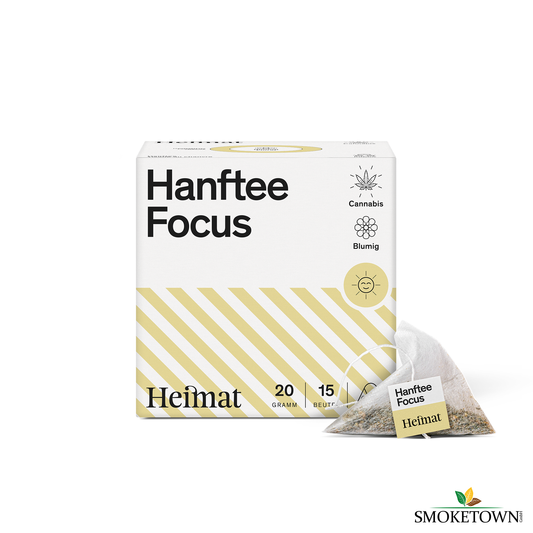 Heimat Hanftee Focus – Hanf Kräutertee Schweiz, Hanftee 15 Beutel