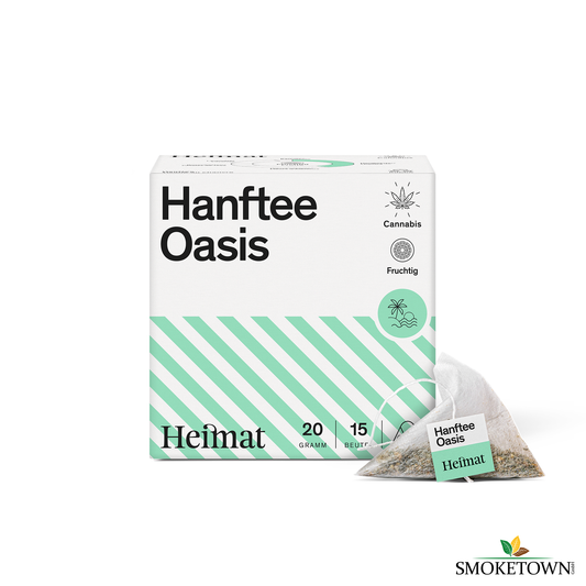 Heimat Hanftee Oasis – entspannender Hanftee, Hanf Kräutertee Schweiz