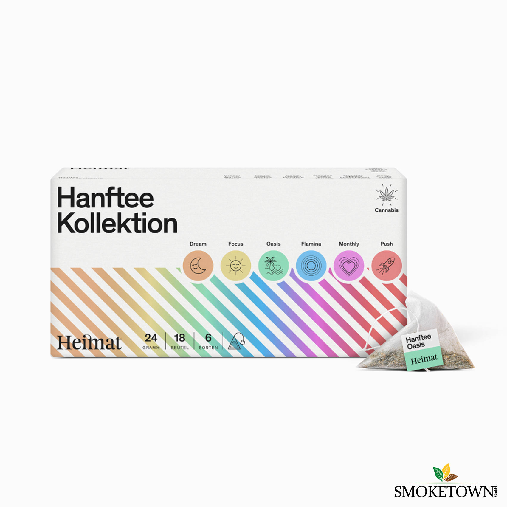 Heimat Hanftee Kollektion – Bio Teebeutel Hanftee, funktionale Tees