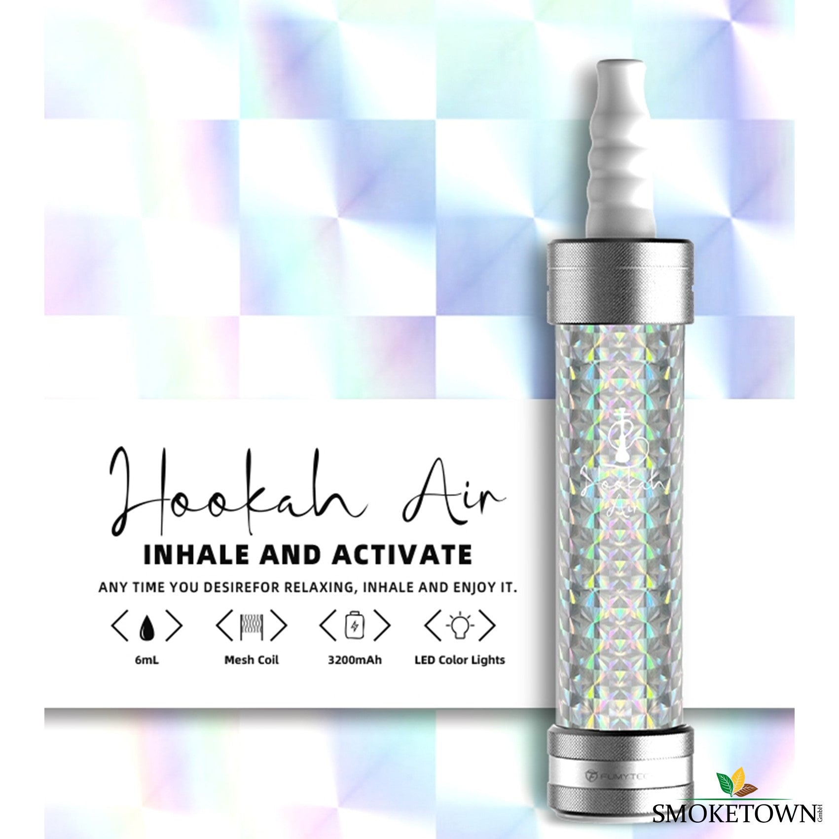 Hookah Air - Spakle Silver – Kreuzlingen, Langlebig