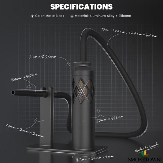 Hookah Dock - Gold Edition – elegantes Dock, exklusiv bei smoketown.ch.
