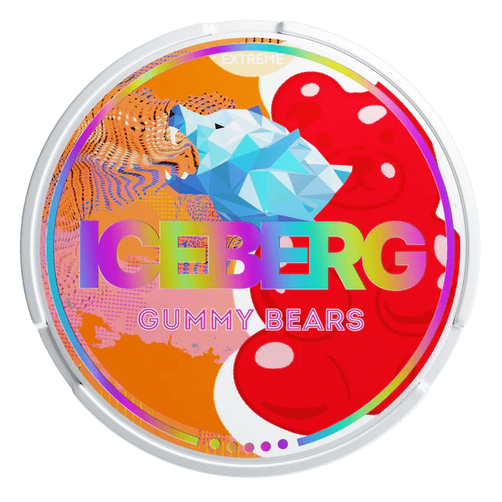 Iceberg Gummy Bears Snus - 50mg – diskreter Snus, fruchtiger Nikotinbeutel