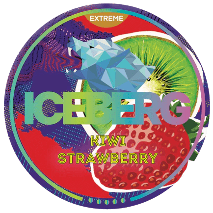 Iceberg Kiwi Strawberry Snus - 50mg – diskreter Snus, Erdbeer Snus