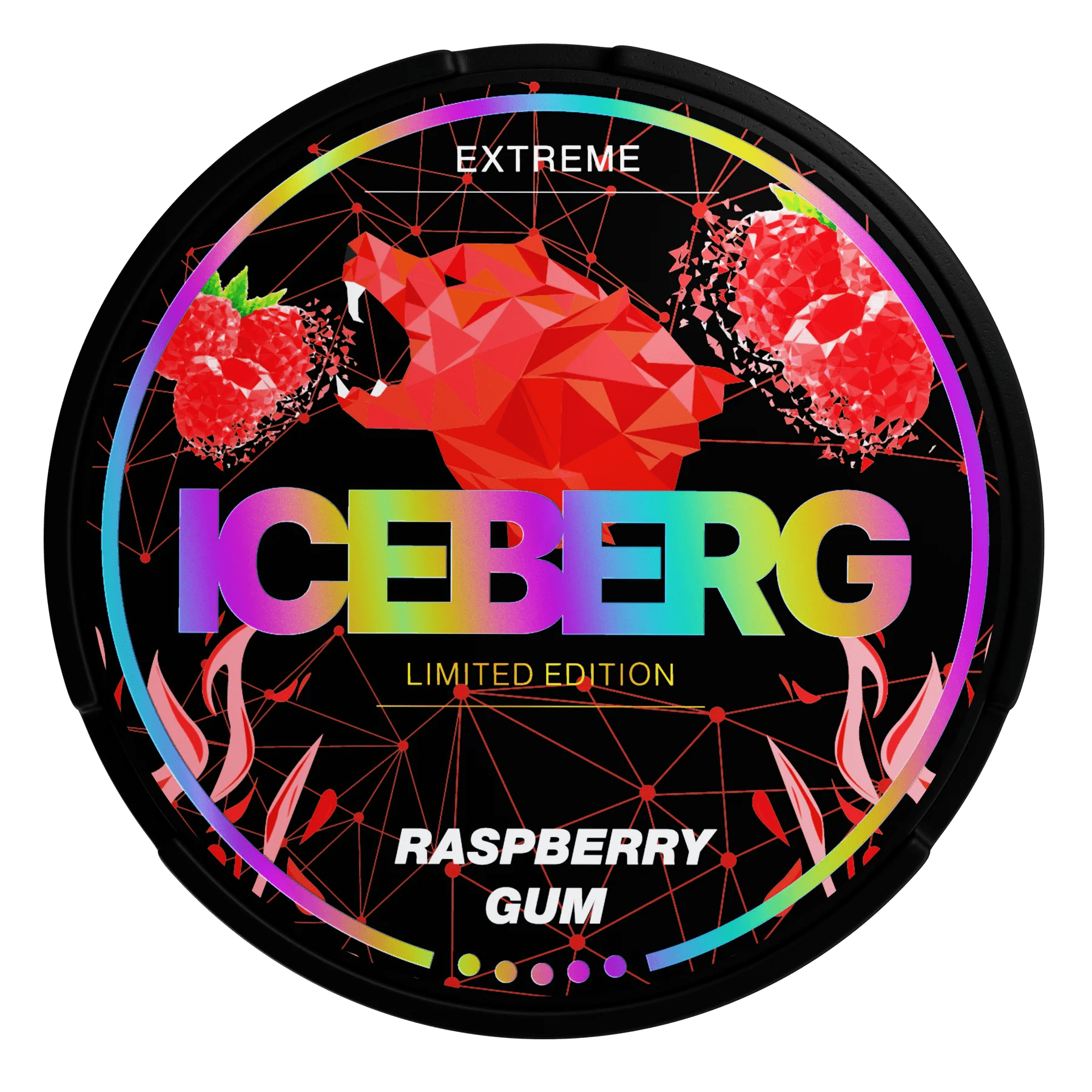 Iceberg Raspberry Gum Snus - 50mg – diskreter Snus, extra starker Snus
