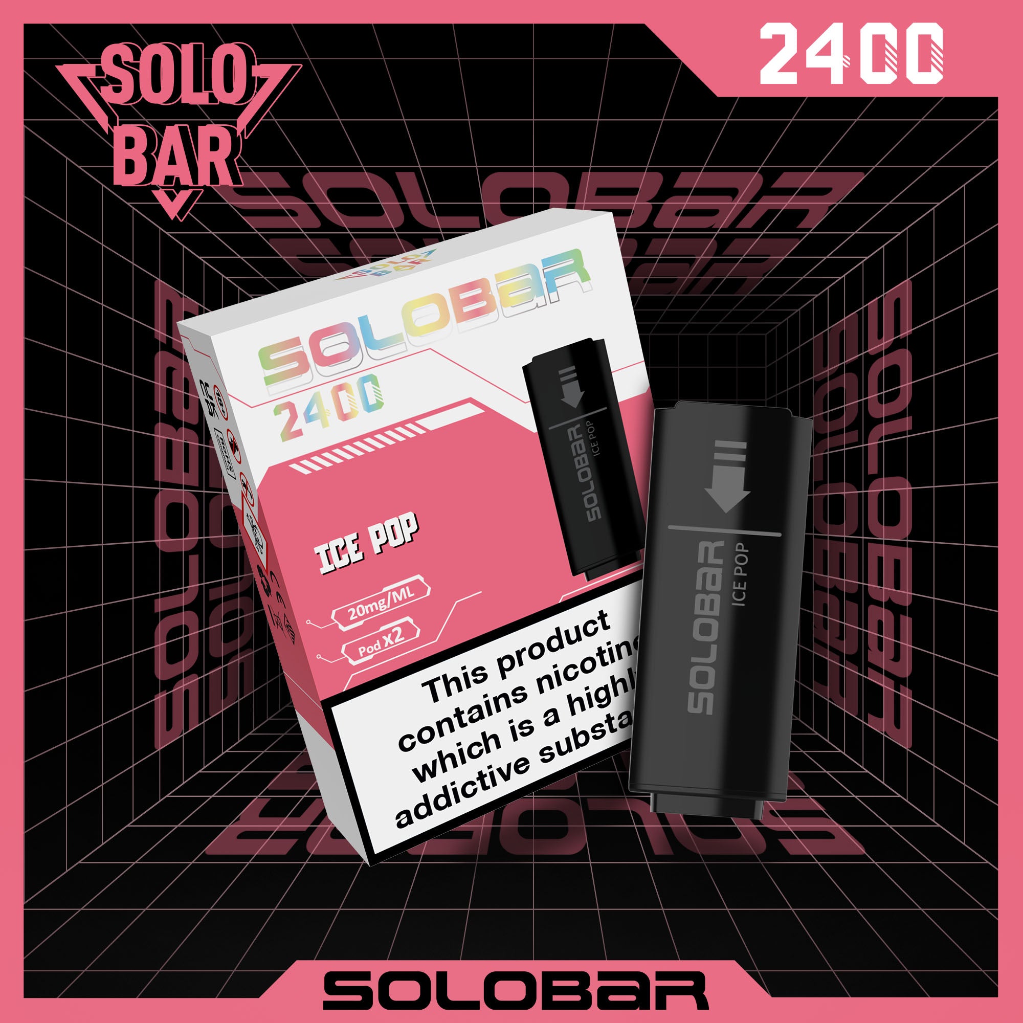 Solo Bar - Pods – Minze E-Zigarette, Nikotinalternative