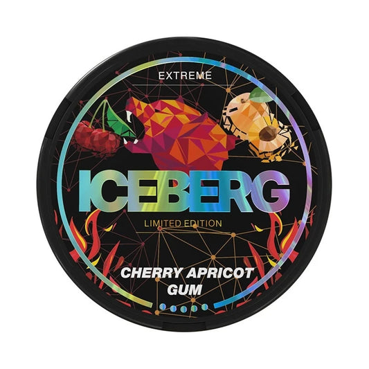 Iceberg Cherry Apricot Gum Snus - 50mg – Apricot Snus, Aprikose Snus